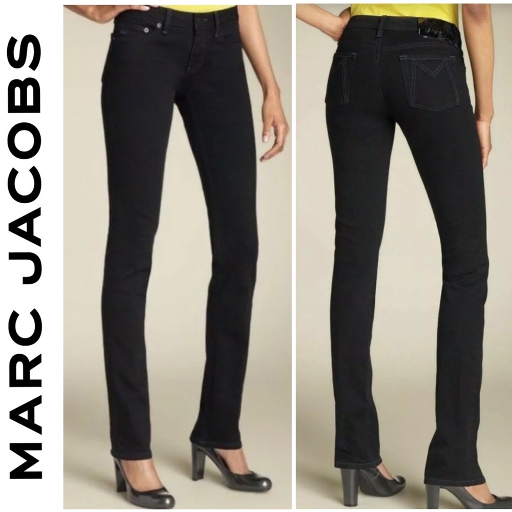 Marc Jacobs CHRISSIE black stretch jeans